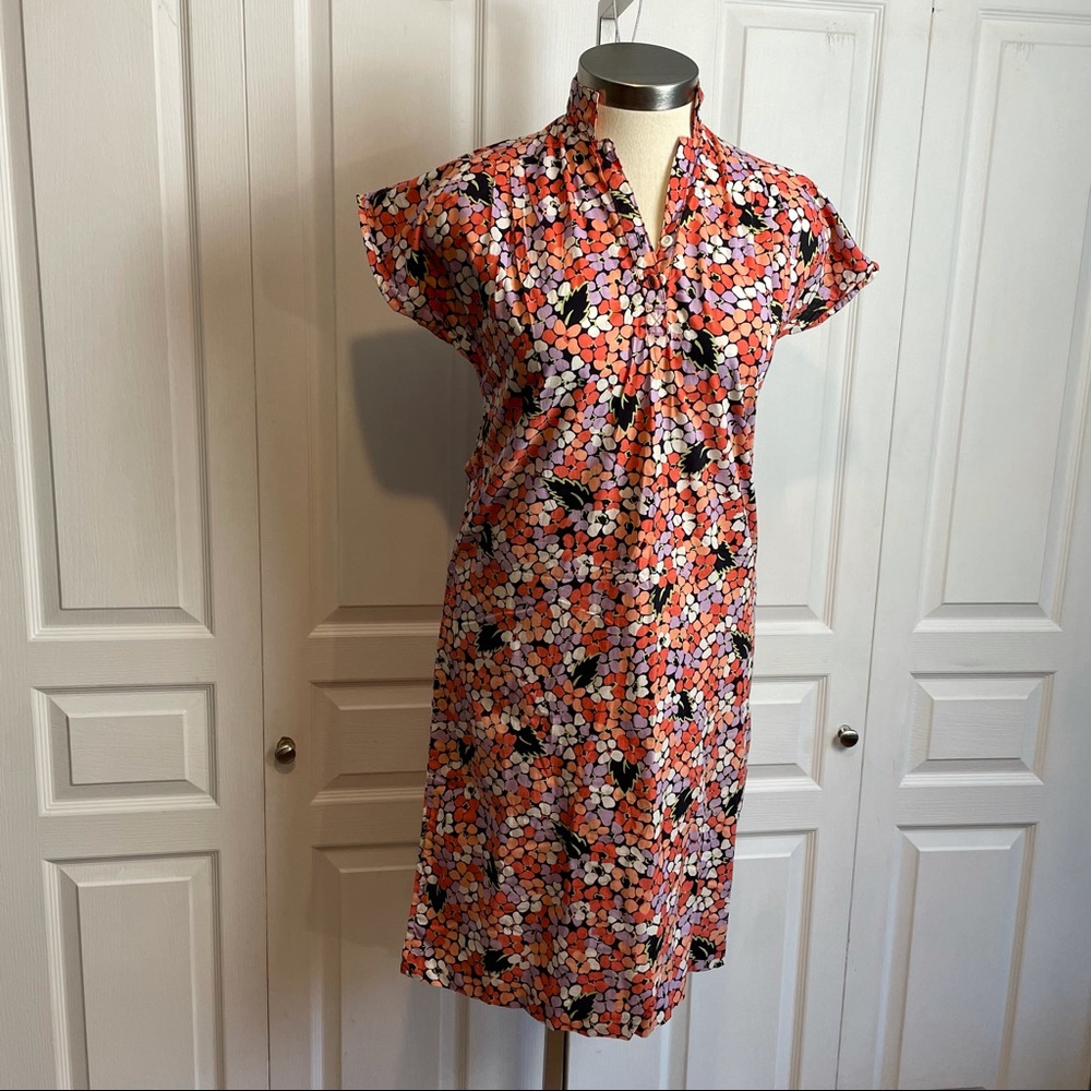 Printed Retro Shirt Dress - Picture 3 of 11